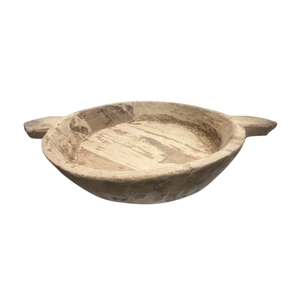 Vintage Wooden Parat Bowl - Berbere Imports