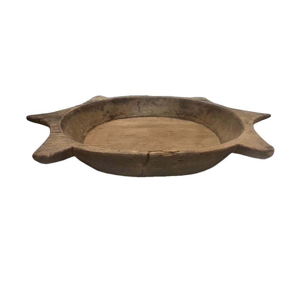 Vintage Wooden Parat Bowl - Berbere Imports