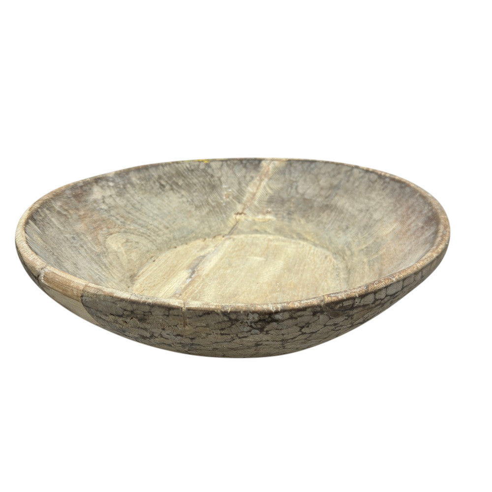 Vintage Wooden Parat Bowl - Medium - Berbere Imports