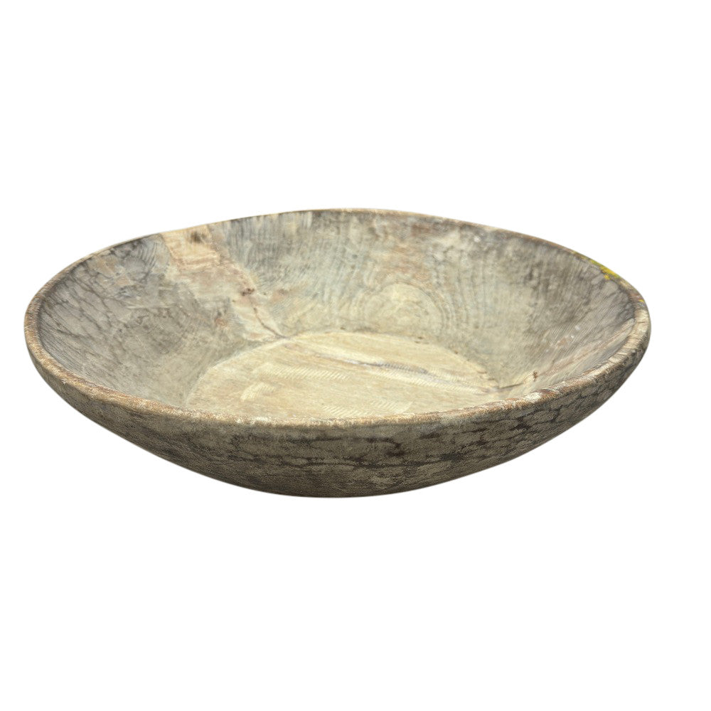 Vintage Wooden Parat Bowl - Medium - Berbere Imports