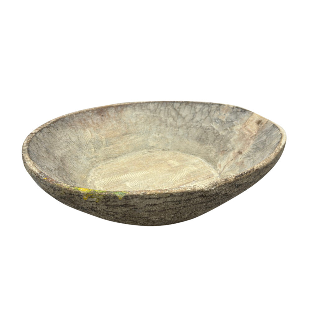 Vintage Wooden Parat Bowl - Medium - Berbere Imports