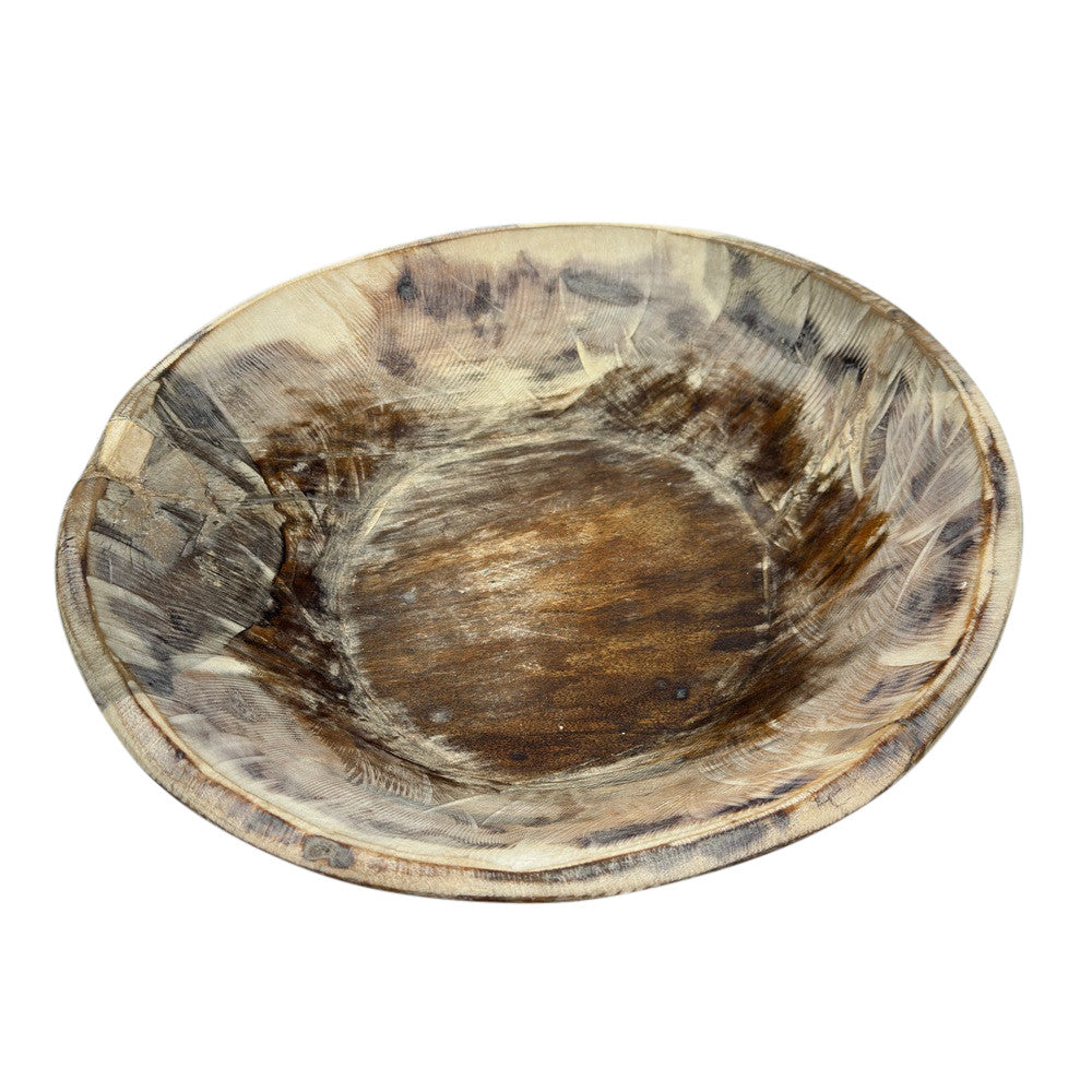 Vintage Wooden Parat Bowl - Medium - Berbere Imports