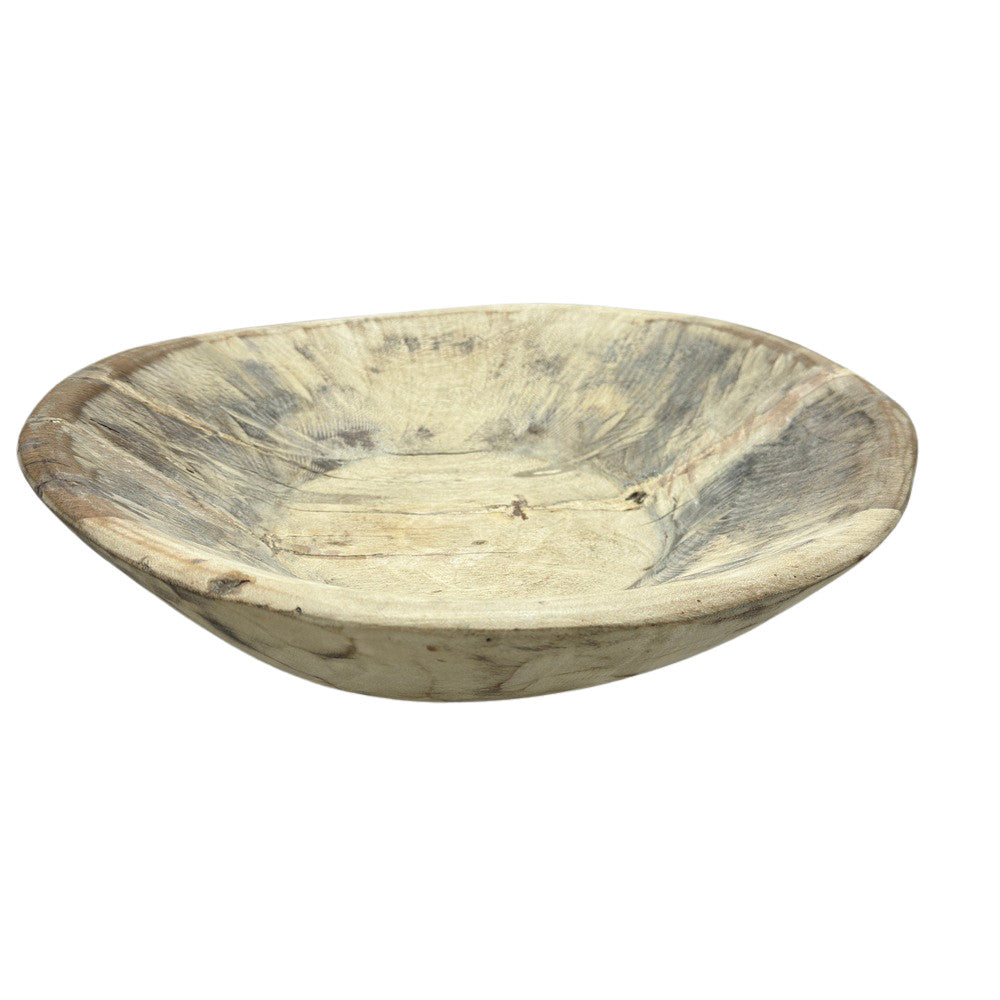 Vintage Wooden Parat Bowl - Medium - Berbere Imports