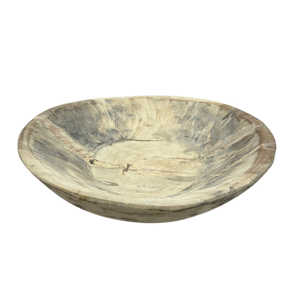 Vintage Wooden Parat Bowl - Medium - Berbere Imports