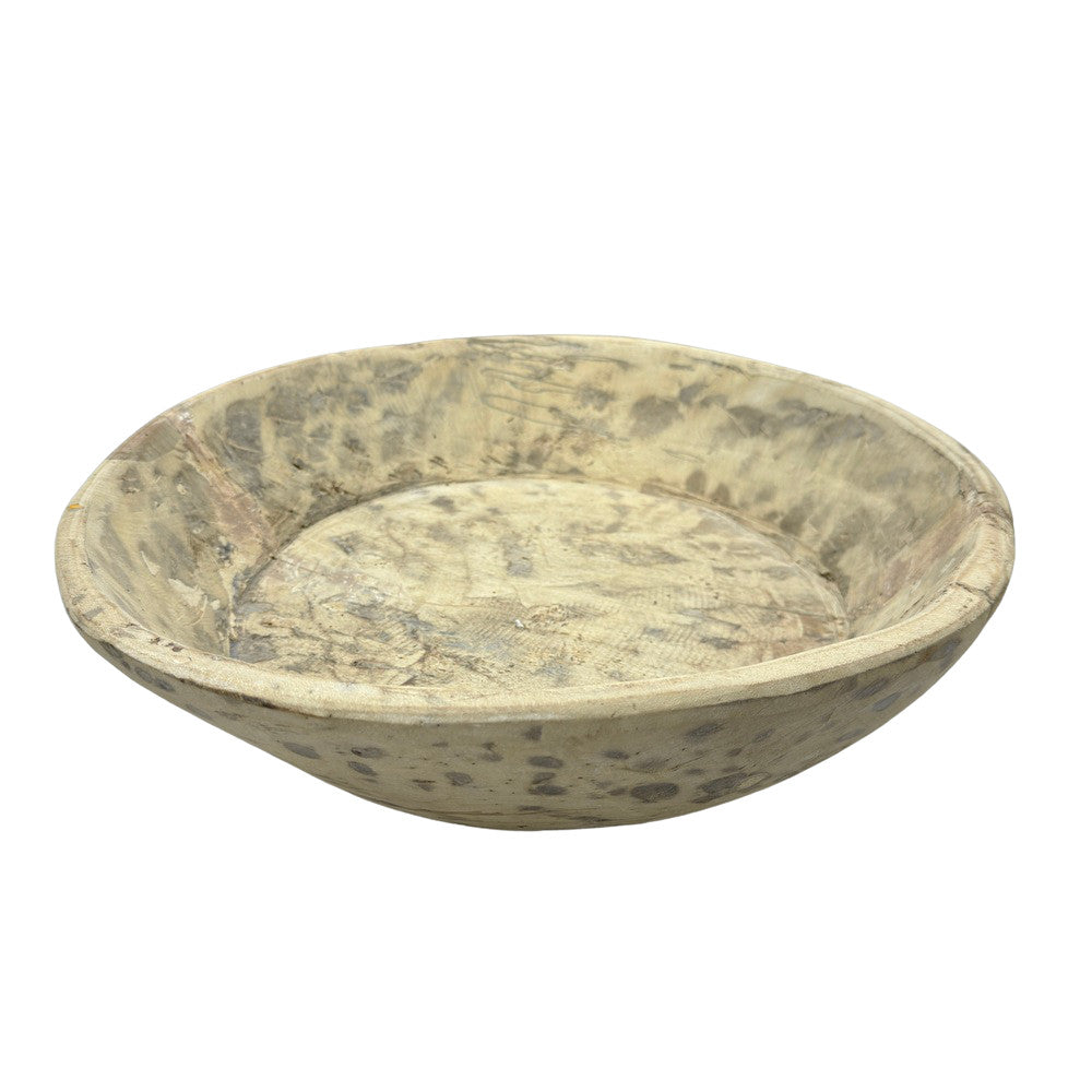 Vintage Wooden Parat Bowl - Medium - Berbere Imports