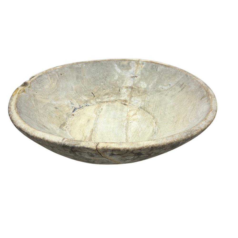 Vintage Wooden Parat Bowl - Medium - Berbere Imports