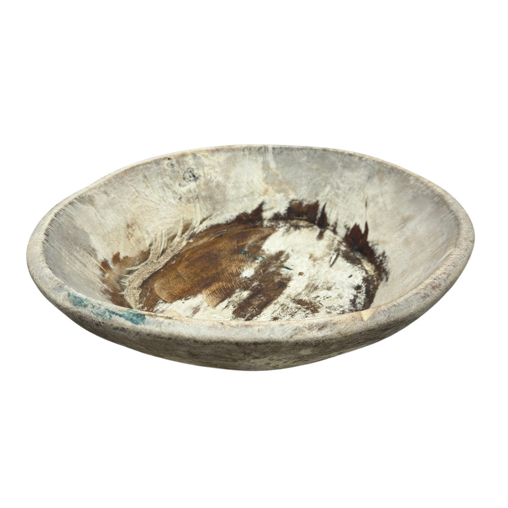 Vintage Wooden Parat Bowl - Medium - Berbere Imports