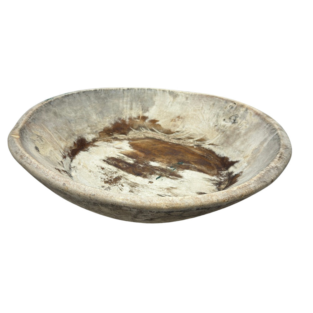 Vintage Wooden Parat Bowl - Medium - Berbere Imports