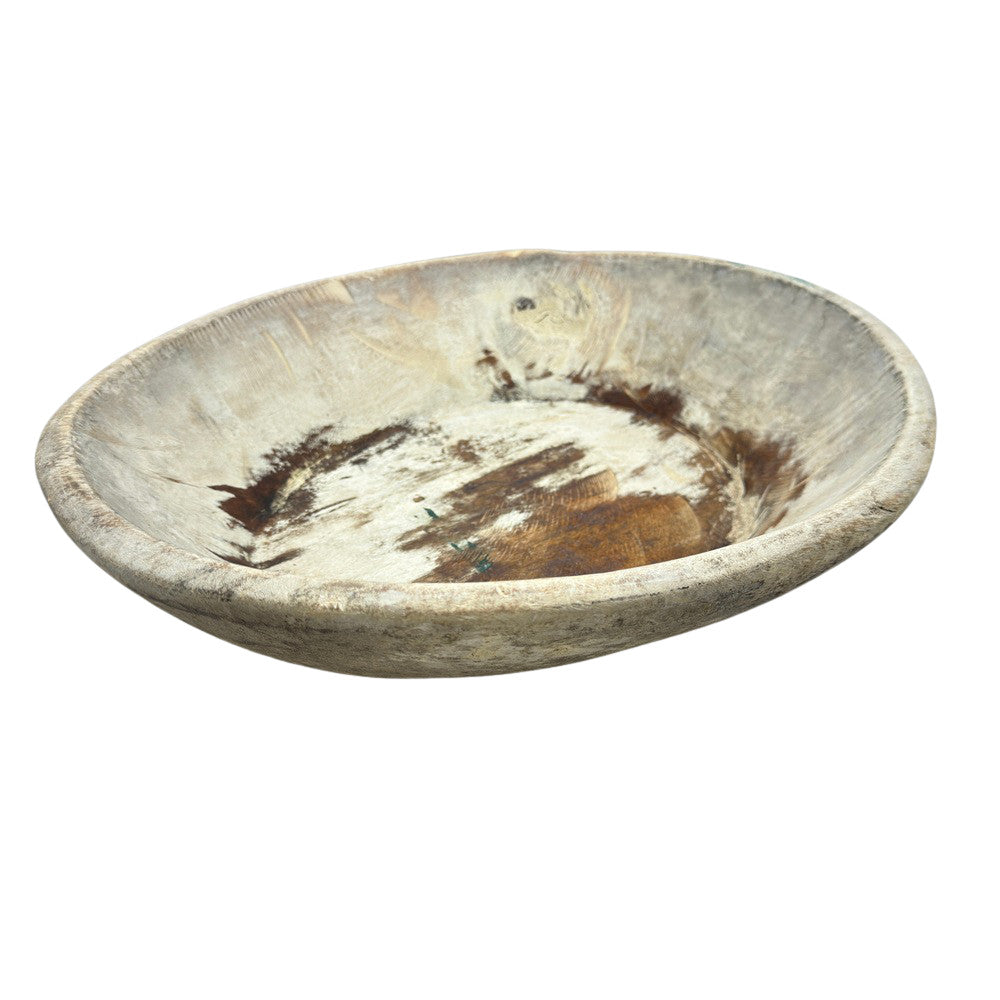 Vintage Wooden Parat Bowl - Medium - Berbere Imports