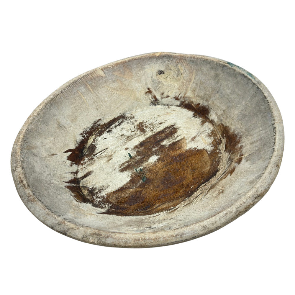 Vintage Wooden Parat Bowl - Medium - Berbere Imports