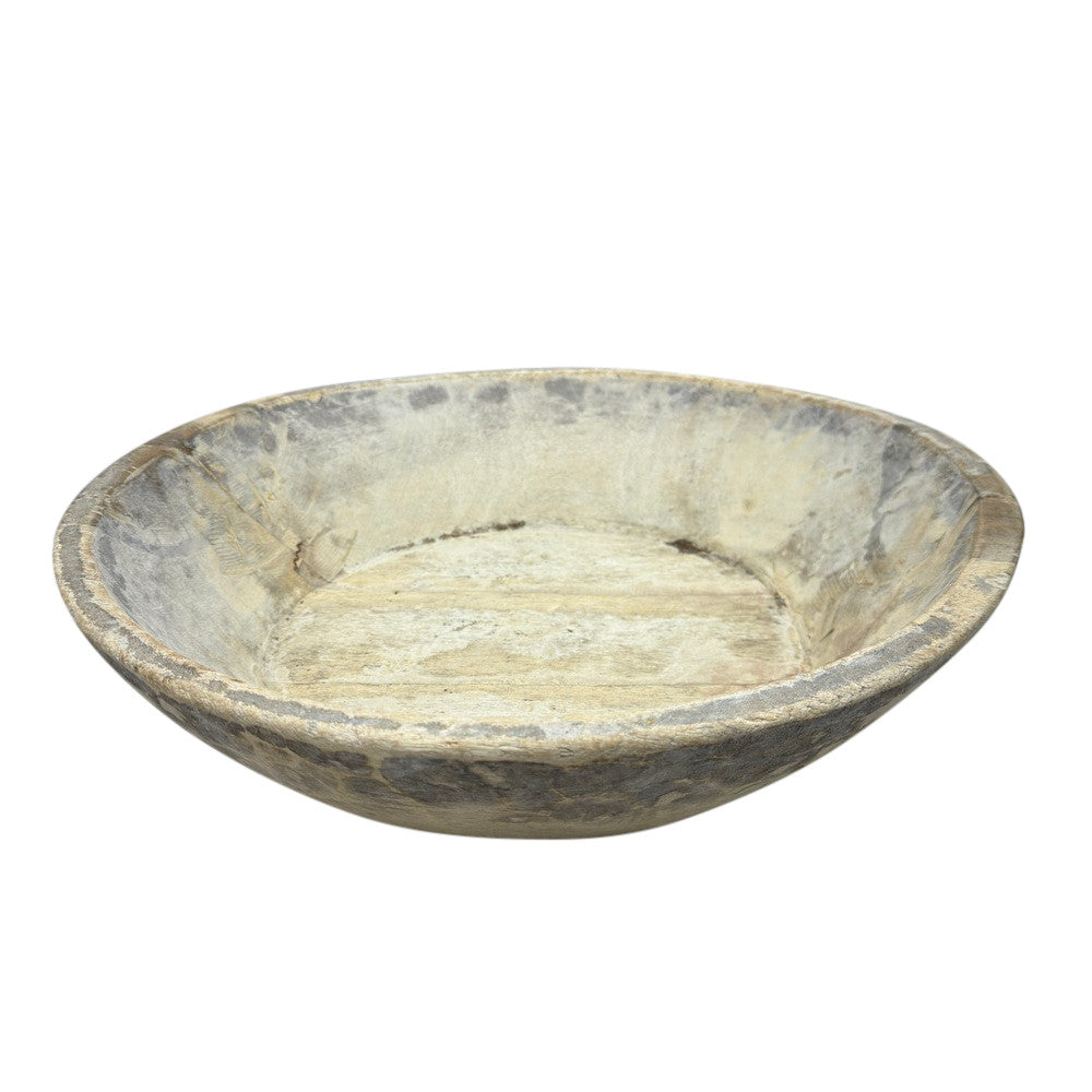 Vintage Wooden Parat Bowl - Medium - Berbere Imports