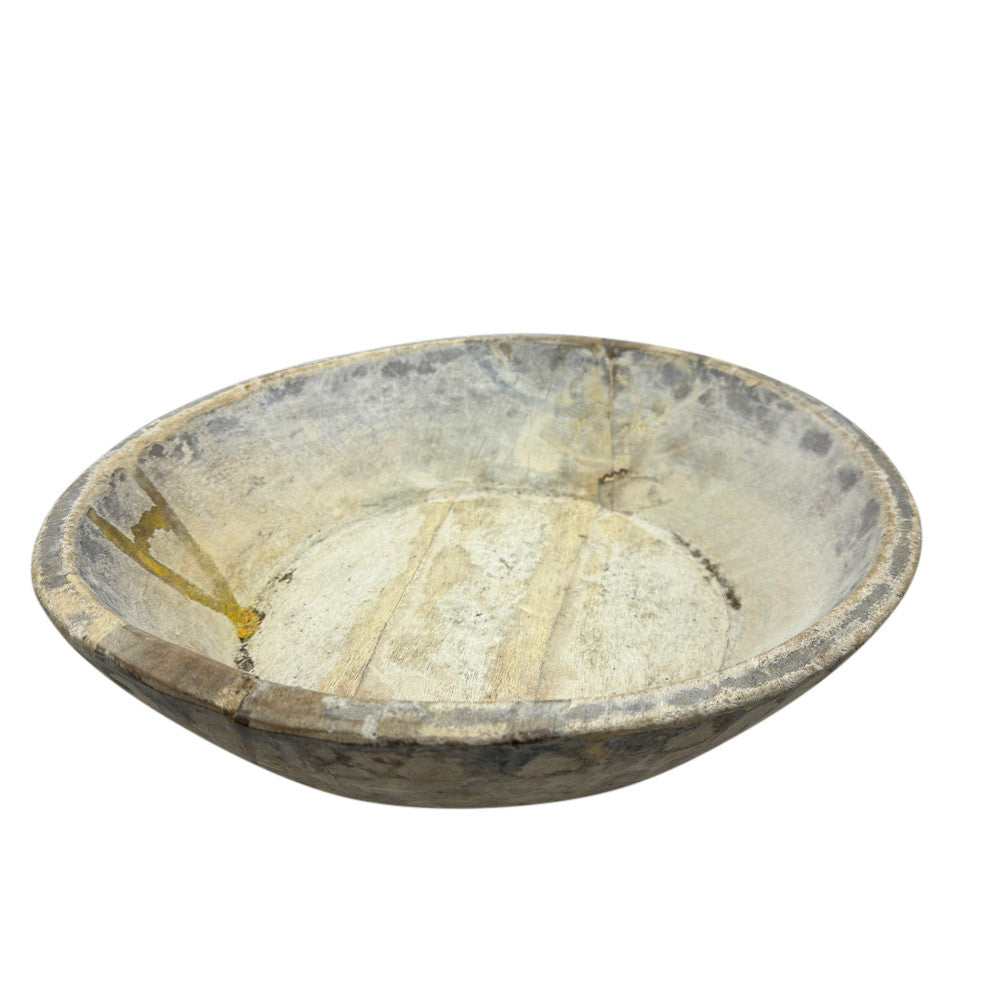 Vintage Wooden Parat Bowl - Medium - Berbere Imports