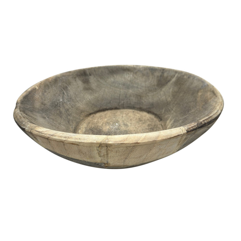 Vintage Wooden Parat Bowl - Medium - Berbere Imports