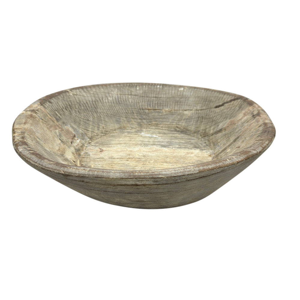 Vintage Wooden Parat Bowl - Medium - Berbere Imports