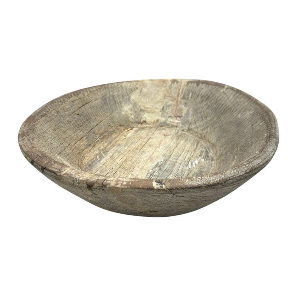 Vintage Wooden Parat Bowl - Medium - Berbere Imports