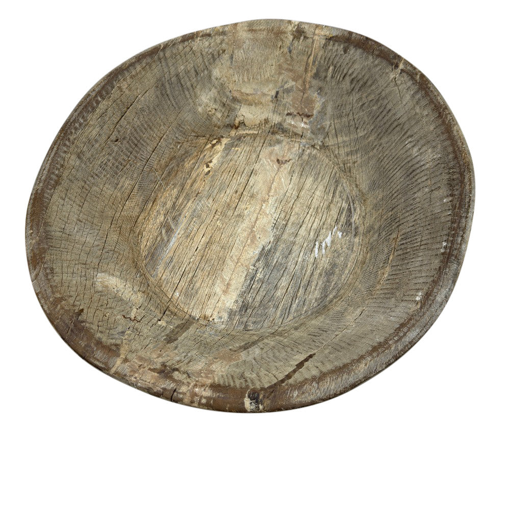 Vintage Wooden Parat Bowl - Medium - Berbere Imports