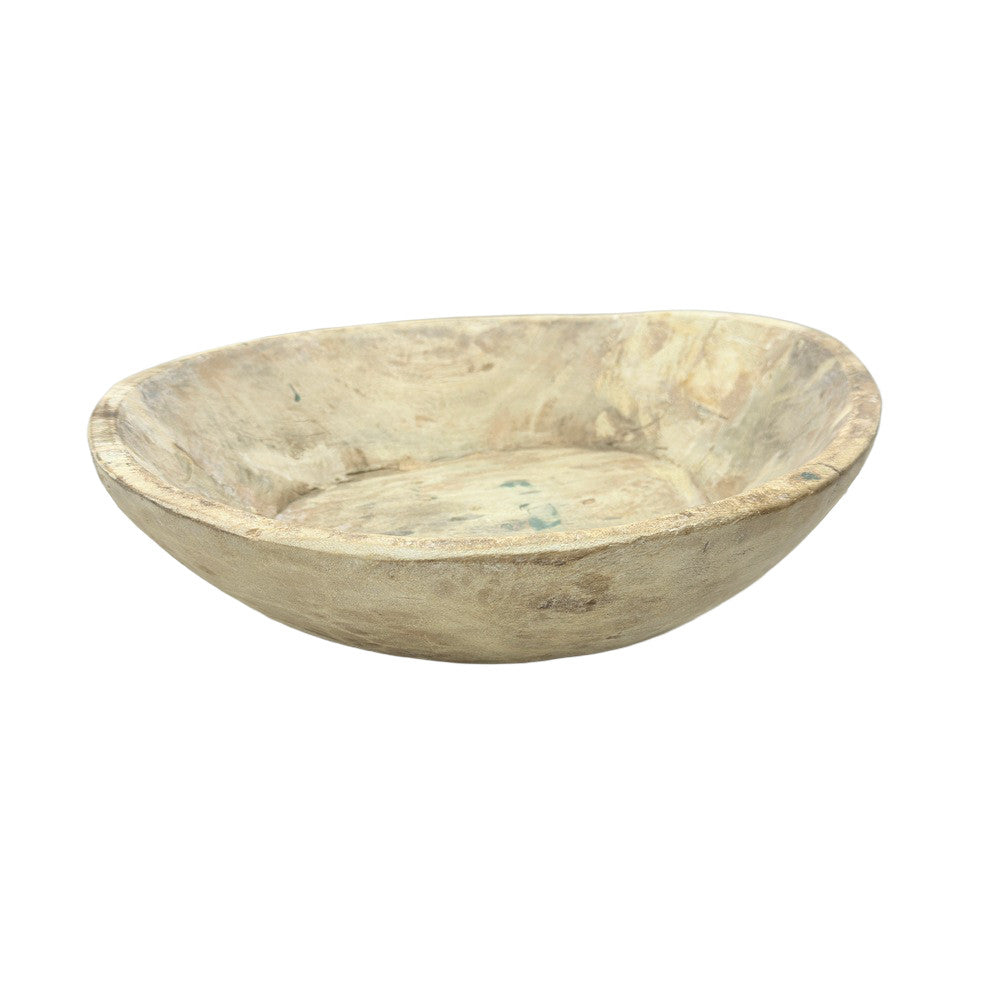 Vintage Wooden Parat Bowl - Berbere Imports