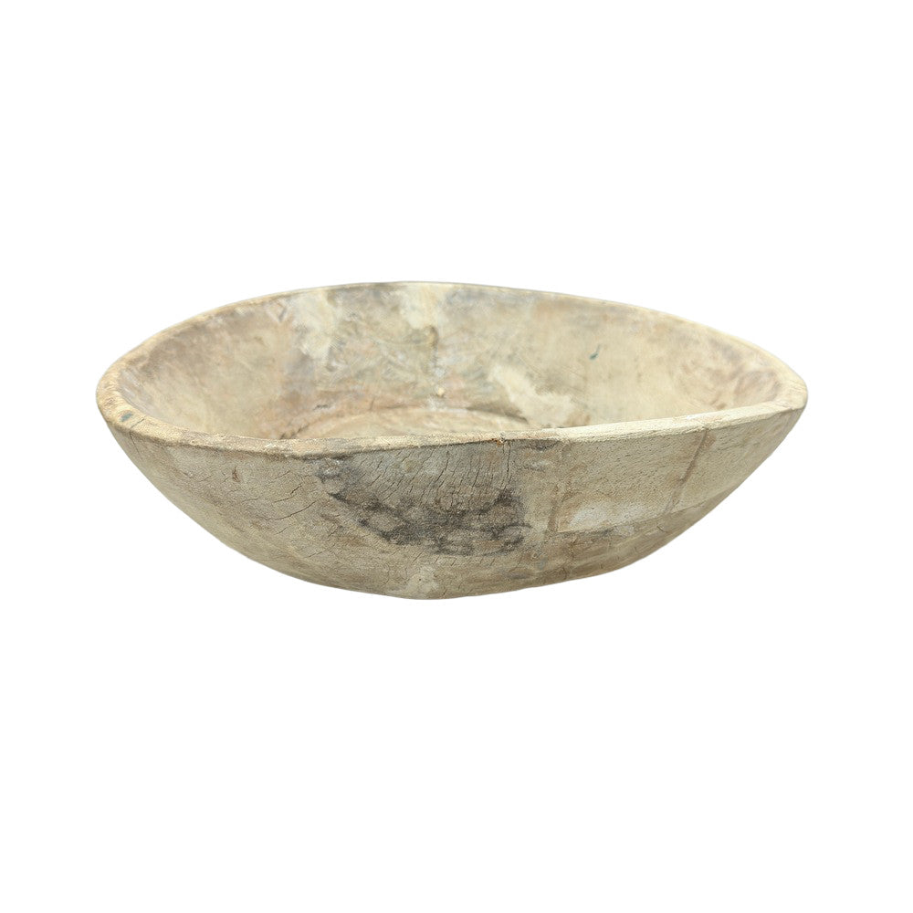 Vintage Wooden Parat Bowl - Berbere Imports