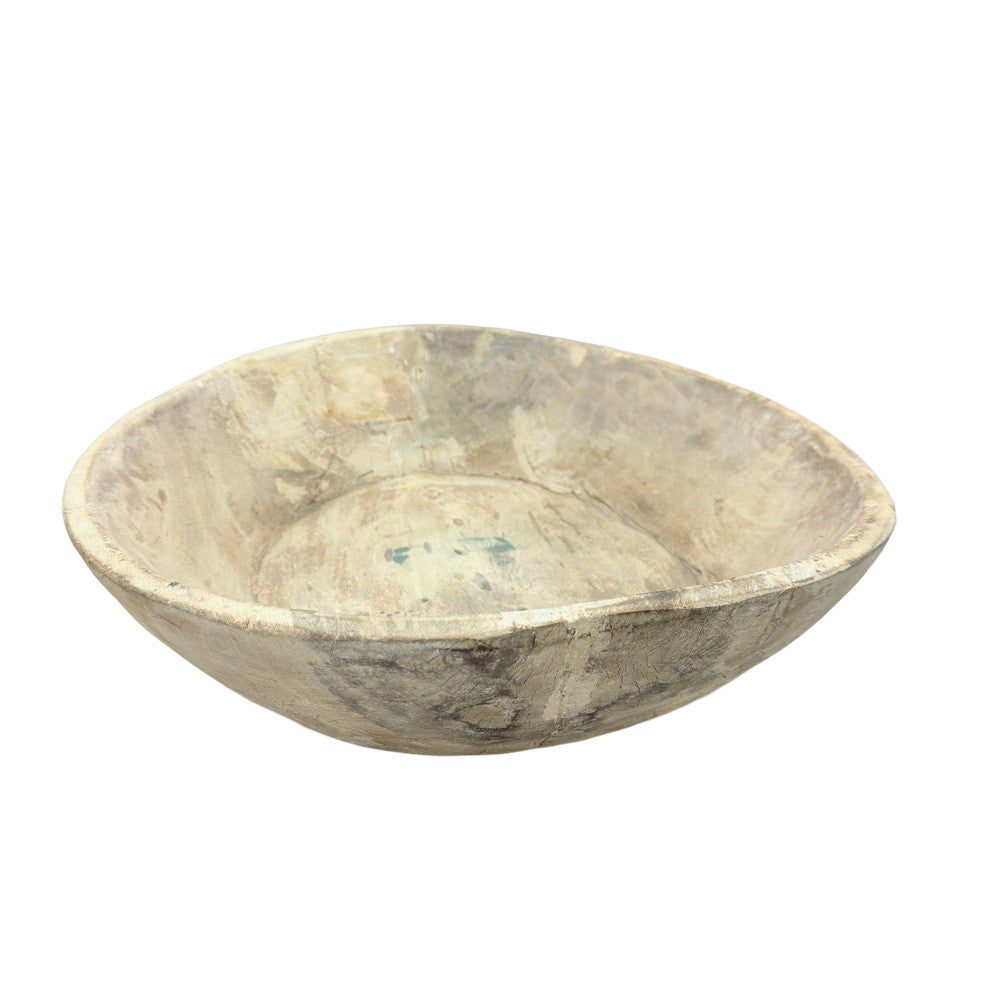 Vintage Wooden Parat Bowl - Berbere Imports
