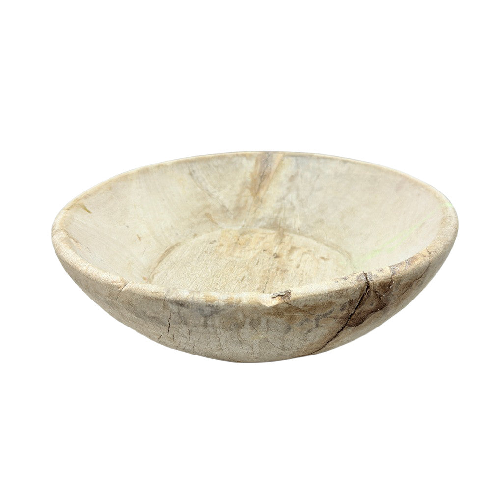 Vintage Wooden Parat Bowl - Berbere Imports