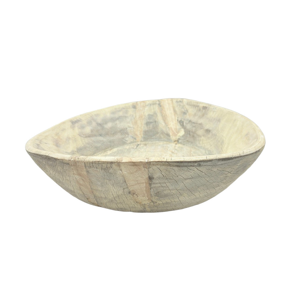 Vintage Wooden Parat Bowl - Berbere Imports