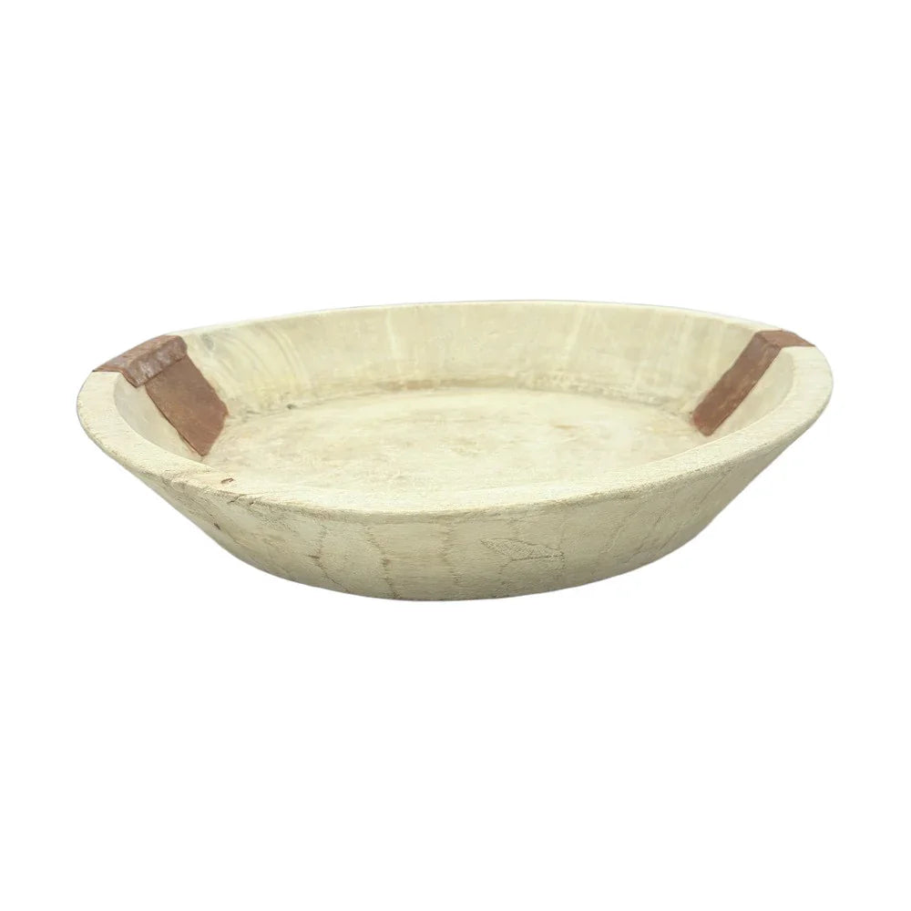 Vintage Wooden Parat Bowl - Berbere Imports