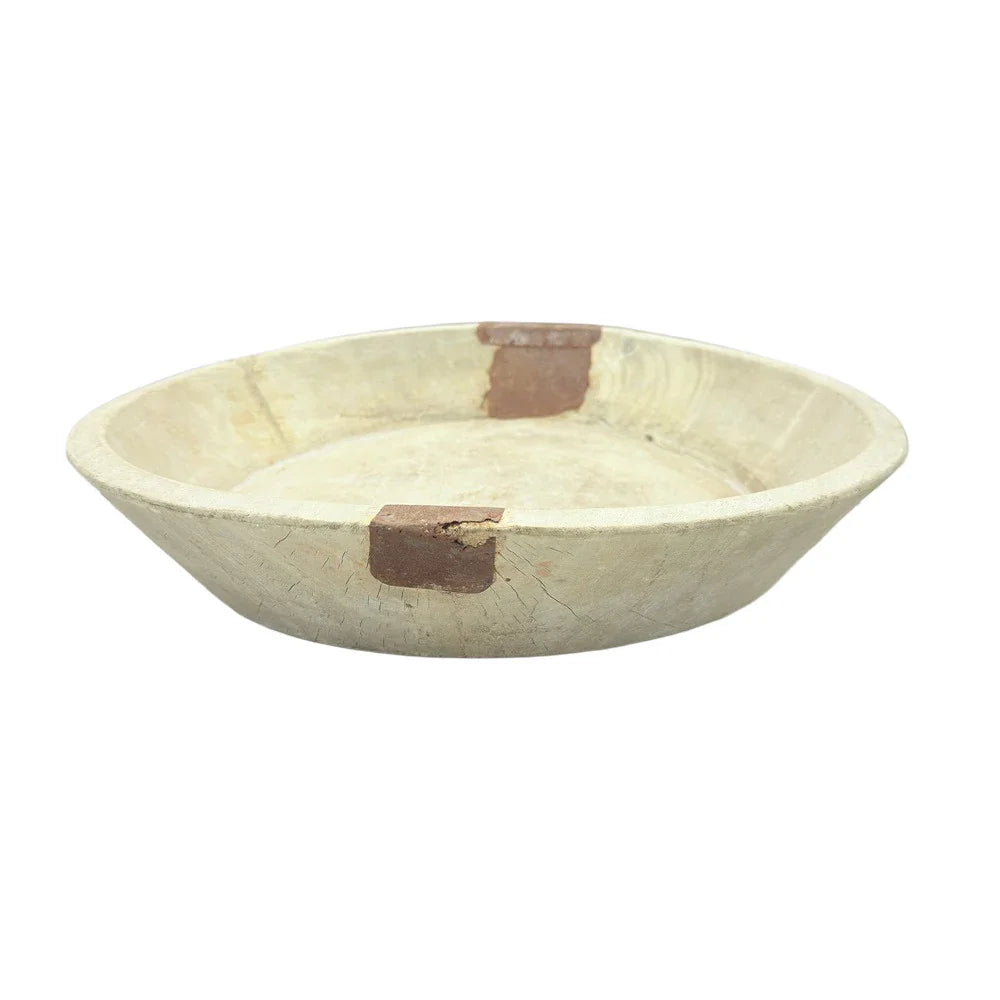Vintage Wooden Parat Bowl - Berbere Imports