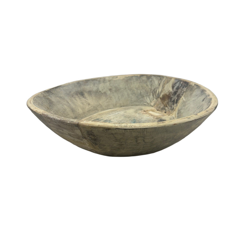 Vintage Wooden Parat Bowl - Berbere Imports