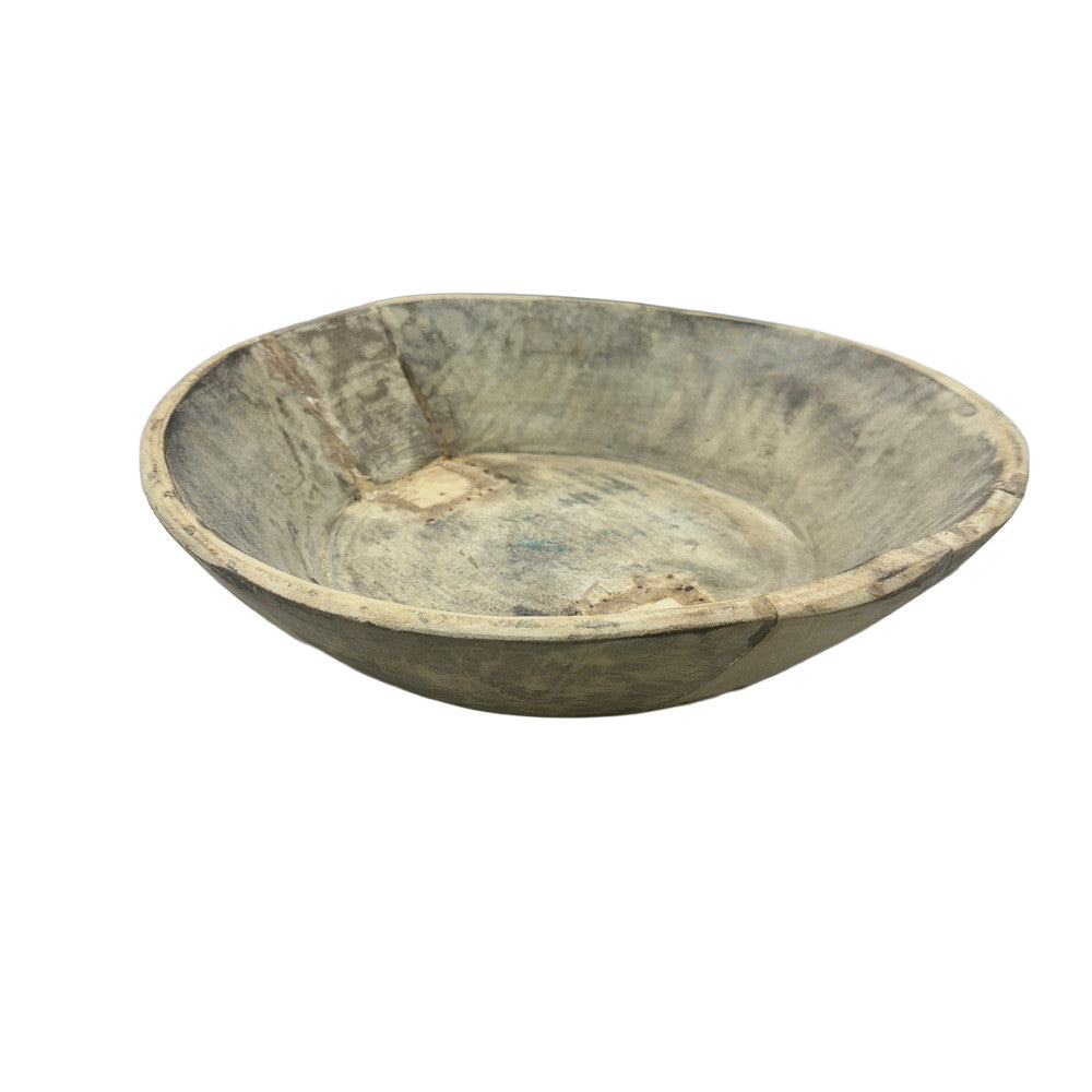 Vintage Wooden Parat Bowl - Berbere Imports