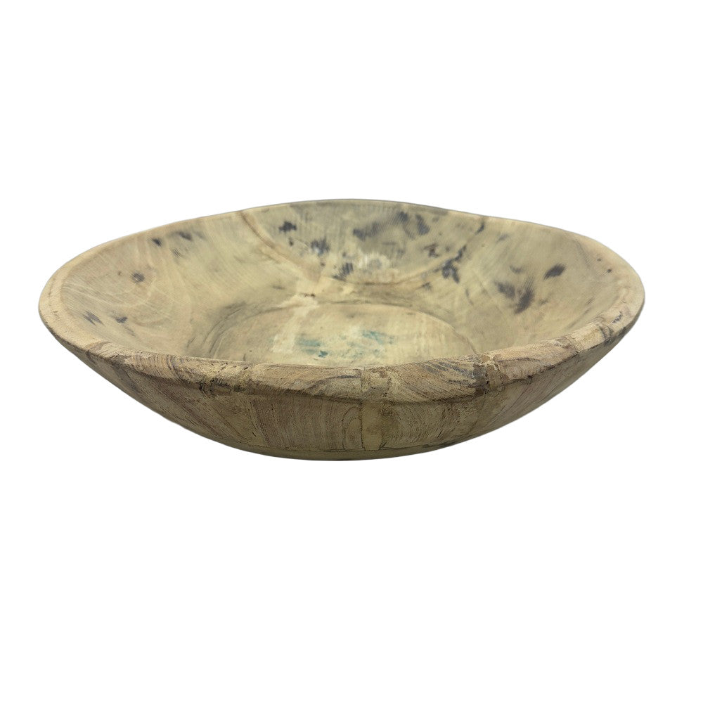 Vintage Wooden Parat Bowl - Berbere Imports