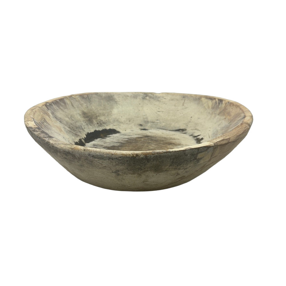 Vintage Wooden Parat Bowl - Berbere Imports