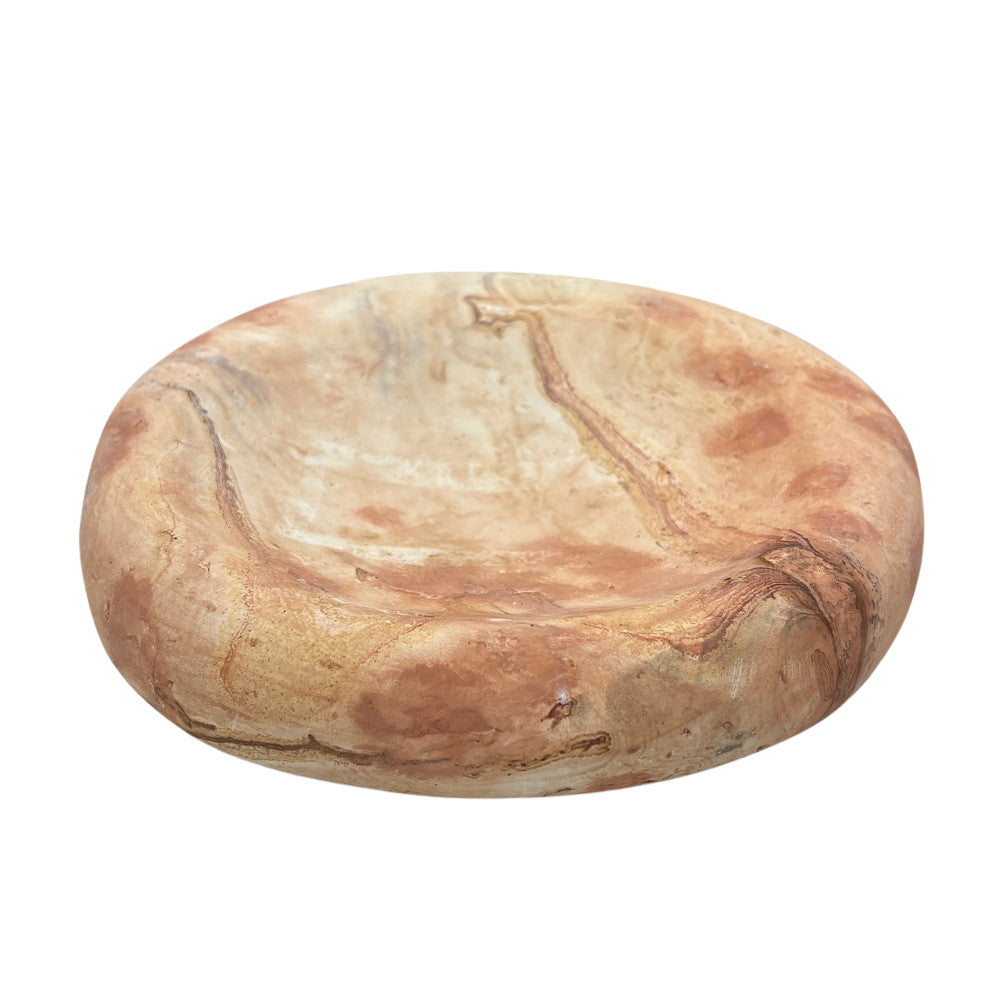 Marble Shallow Dish - Berbere Imports