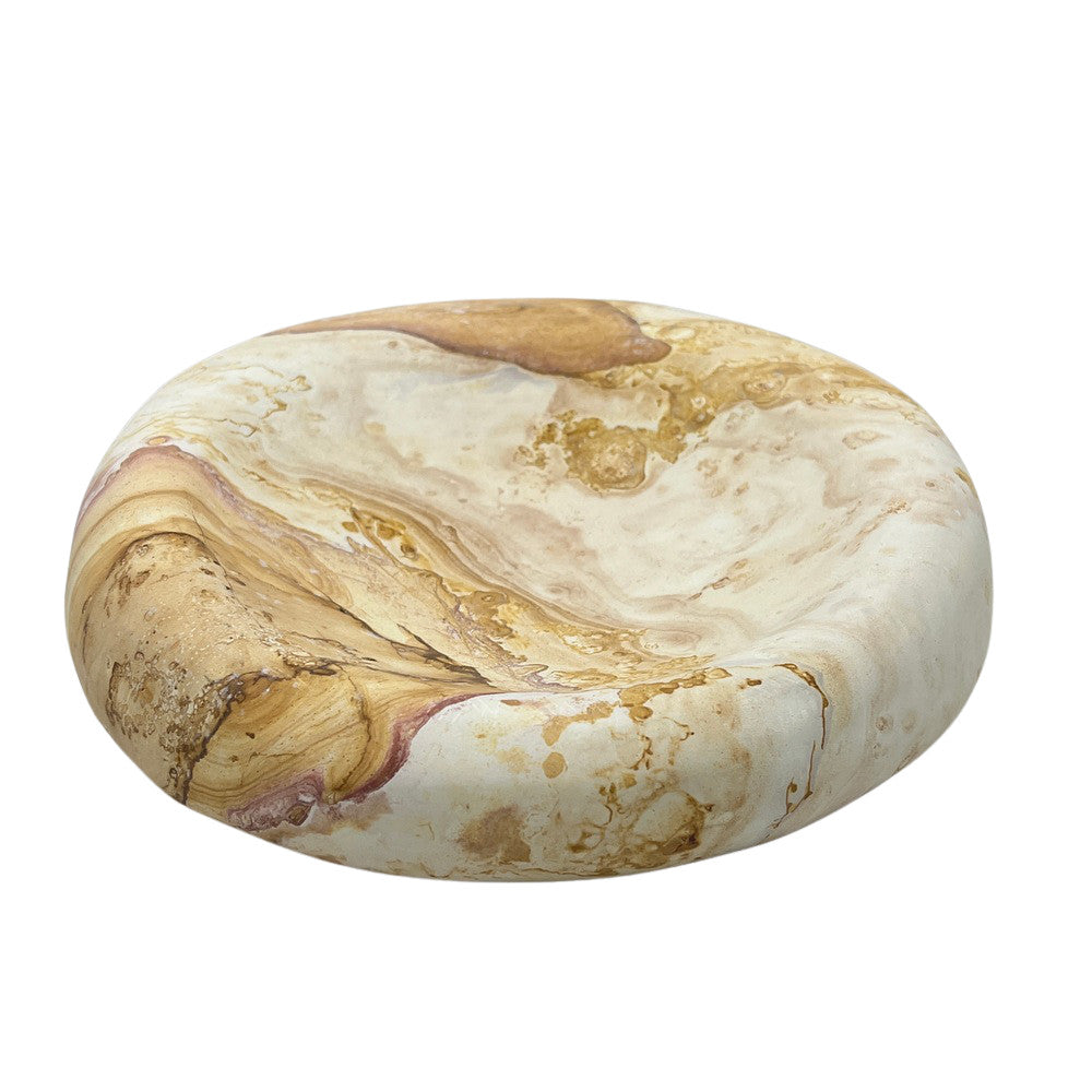 Marble Shallow Dish - Berbere Imports