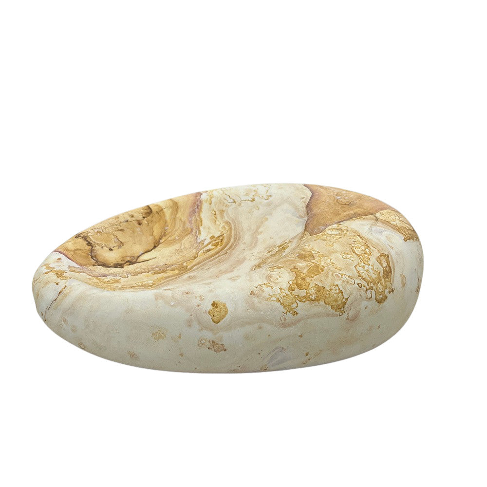 Marble Shallow Dish - Berbere Imports