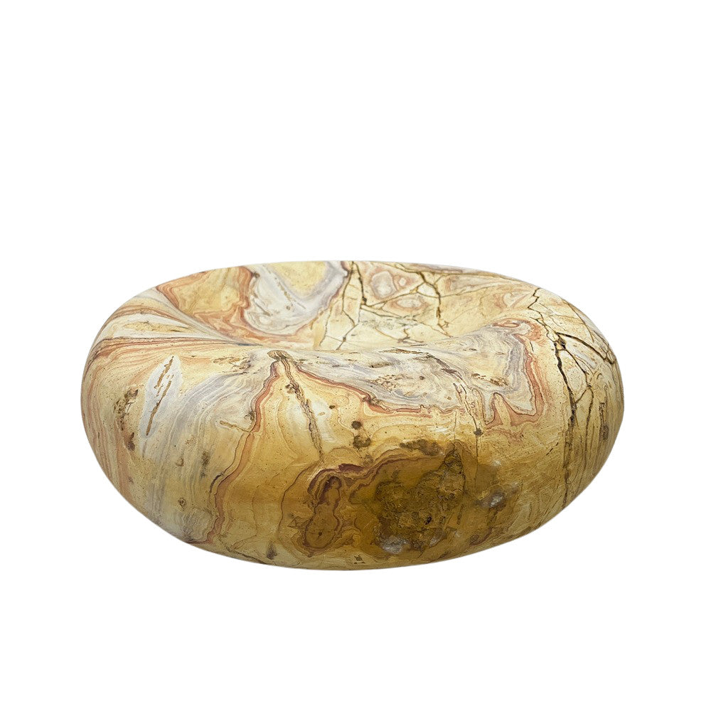 Marble Shallow Dish - Berbere Imports