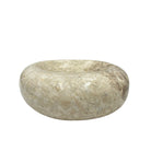 Cream Marble Shallow Dish - Berbere Imports