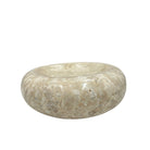 Cream Marble Shallow Dish - Berbere Imports