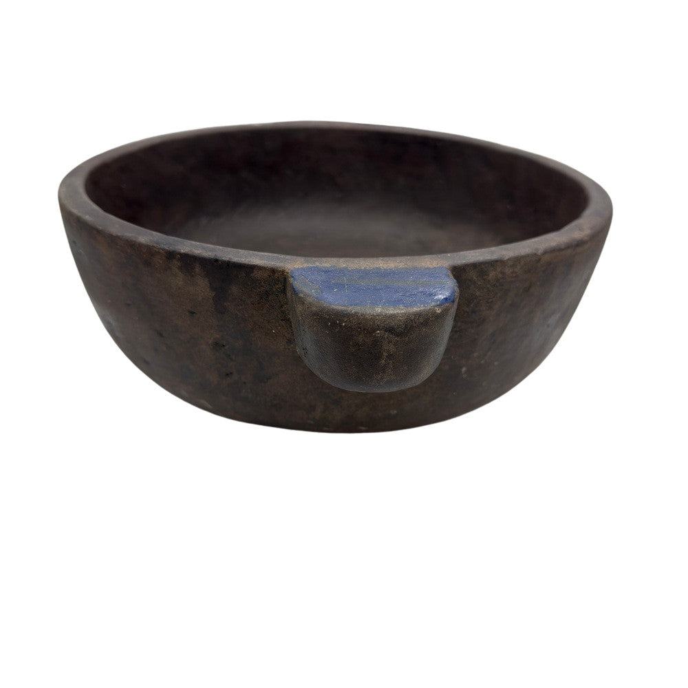 Vintage Indian Stone Bowl With Handles - Berbere Imports