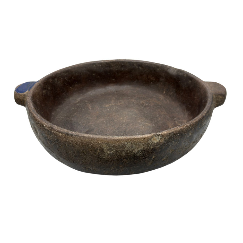 Vintage Indian Stone Bowl With Handles - Berbere Imports