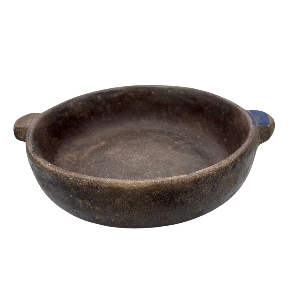 Vintage Indian Stone Bowl With Handles - Berbere Imports