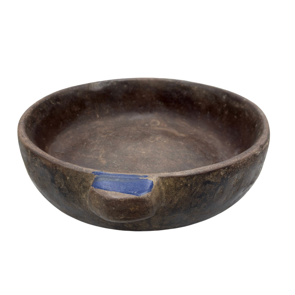 Vintage Indian Stone Bowl With Handles - Berbere Imports