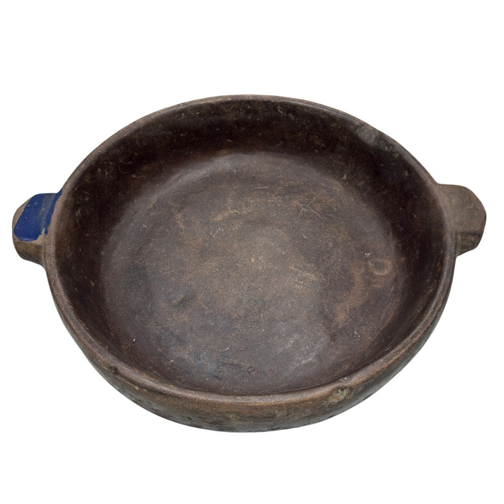 Vintage Indian Stone Bowl With Handles - Berbere Imports