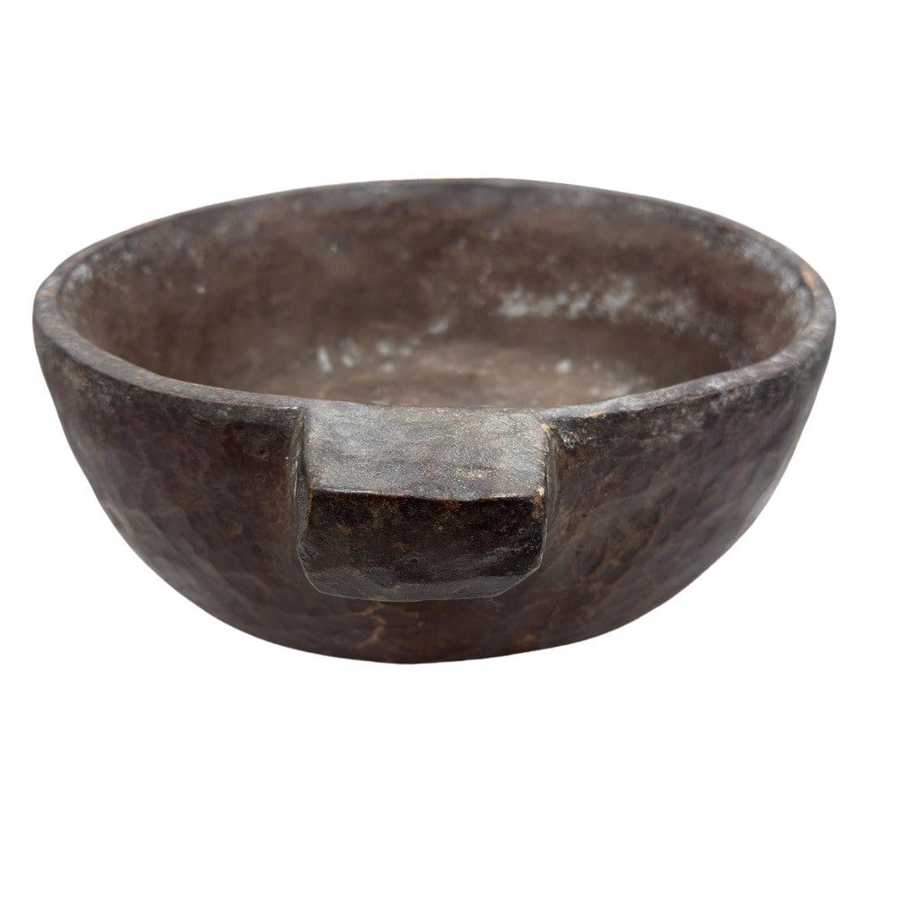 Vintage Indian Stone Bowl With Handles - Berbere Imports