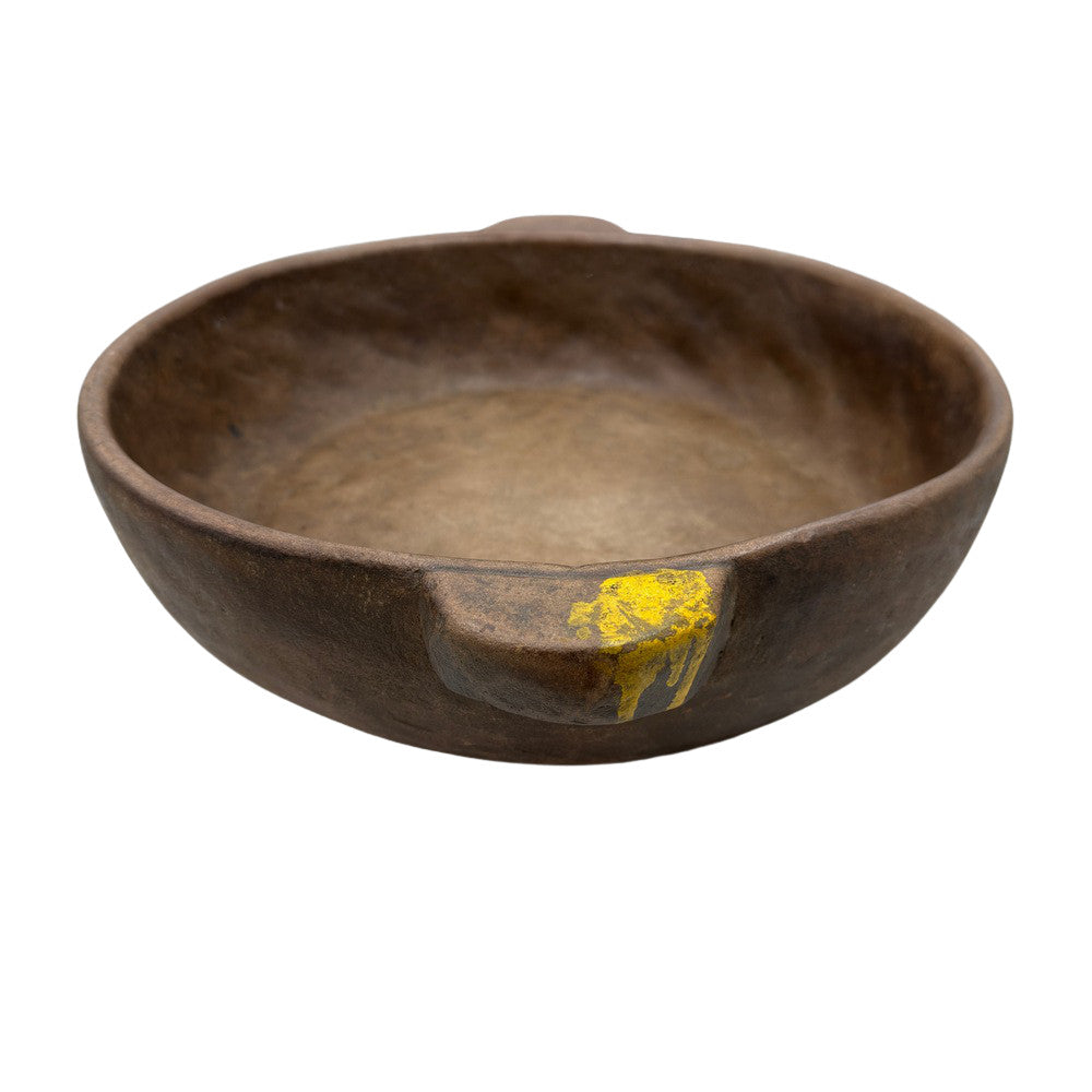 Vintage Indian Stone Bowl With Handles - Berbere Imports