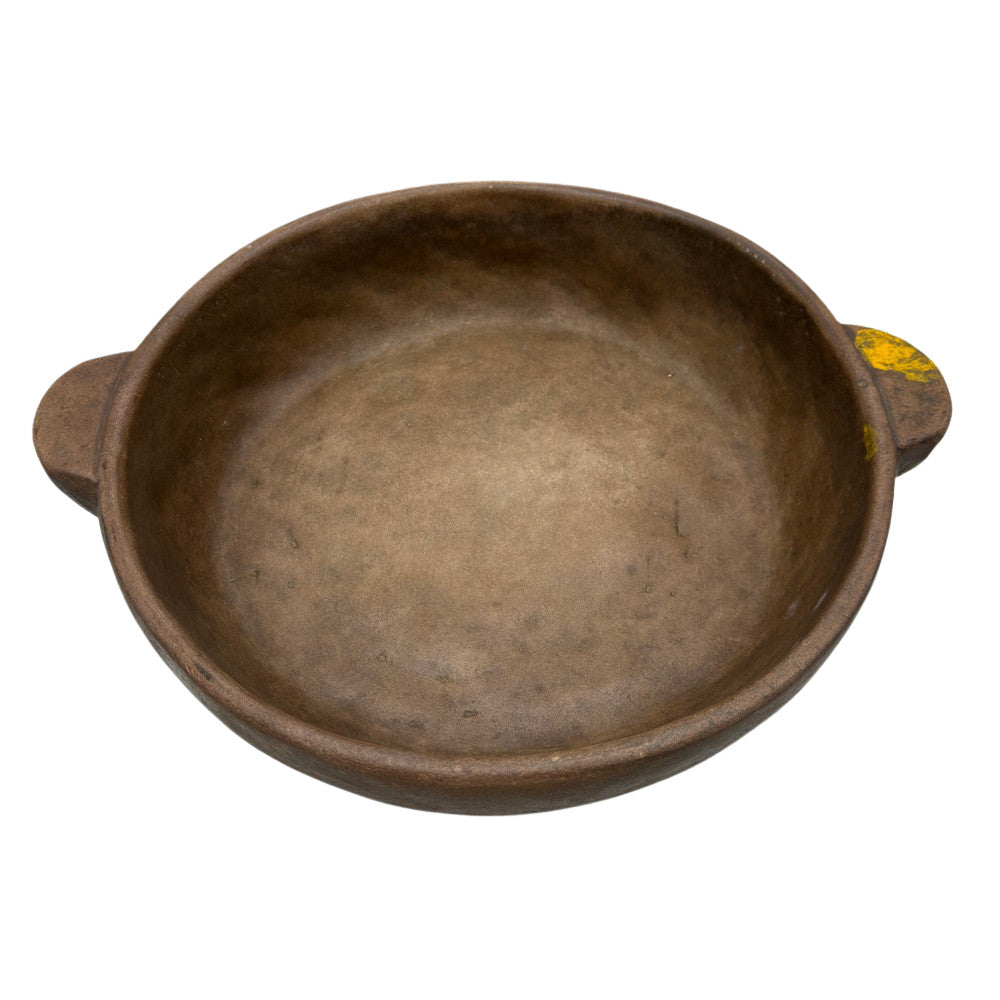 Vintage Indian Stone Bowl With Handles - Berbere Imports