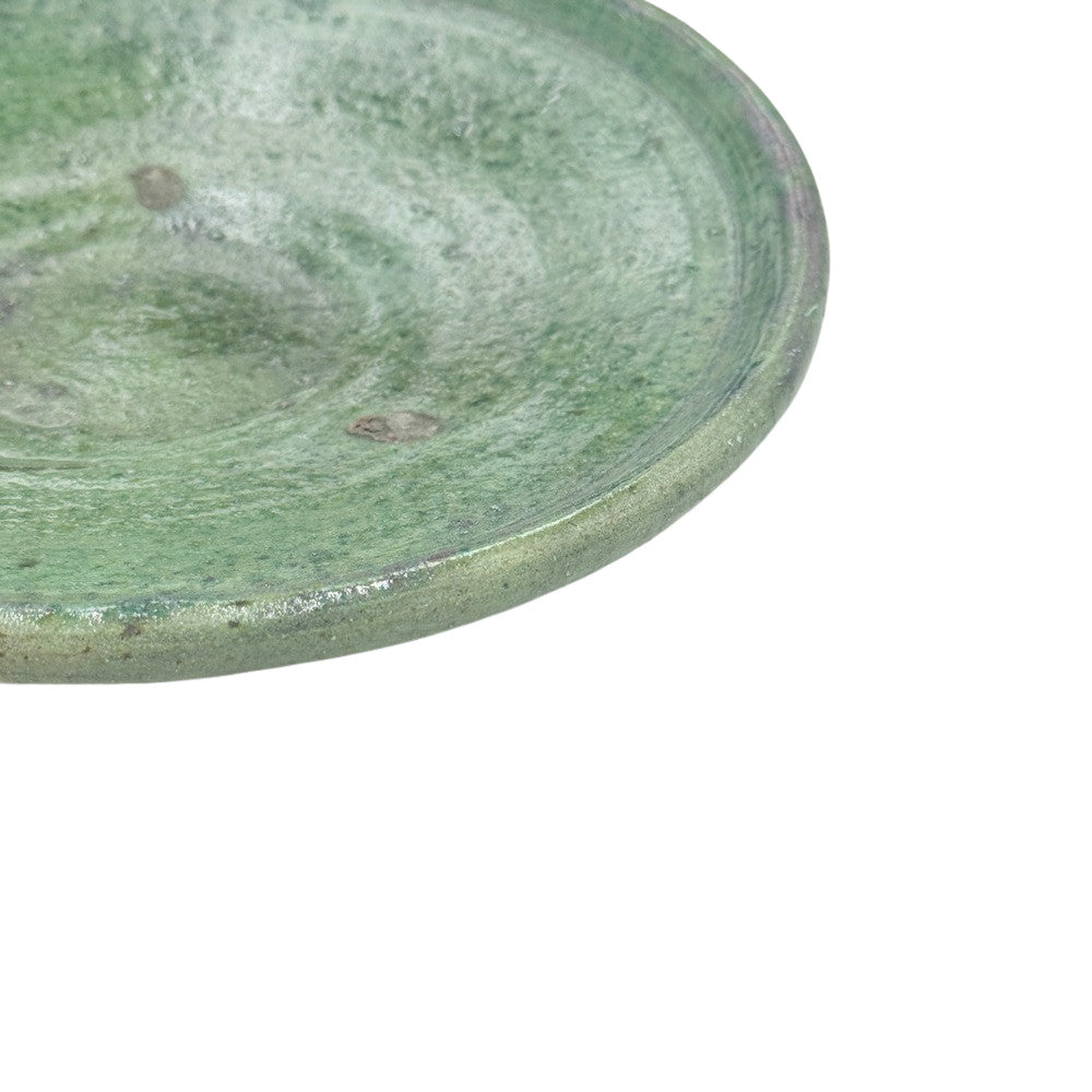 Moroccan Ceramic Tamegroute Plate - Berbere Imports