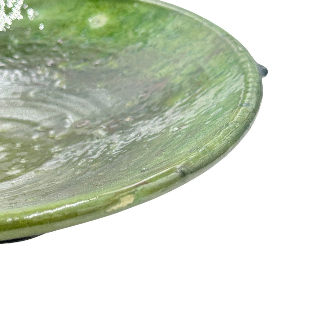 Moroccan Ceramic Tamegroute Plate - Berbere Imports