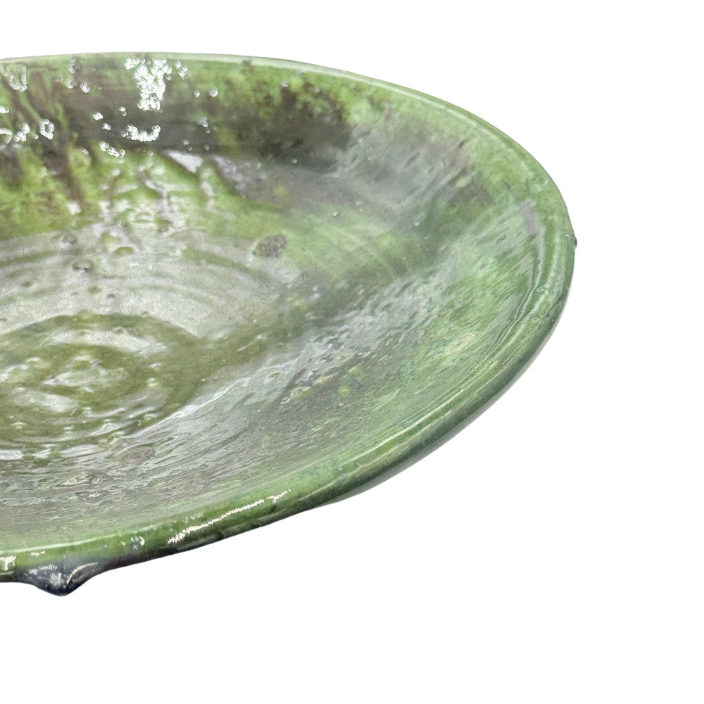 Moroccan Ceramic Tamegroute Plate - Berbere Imports