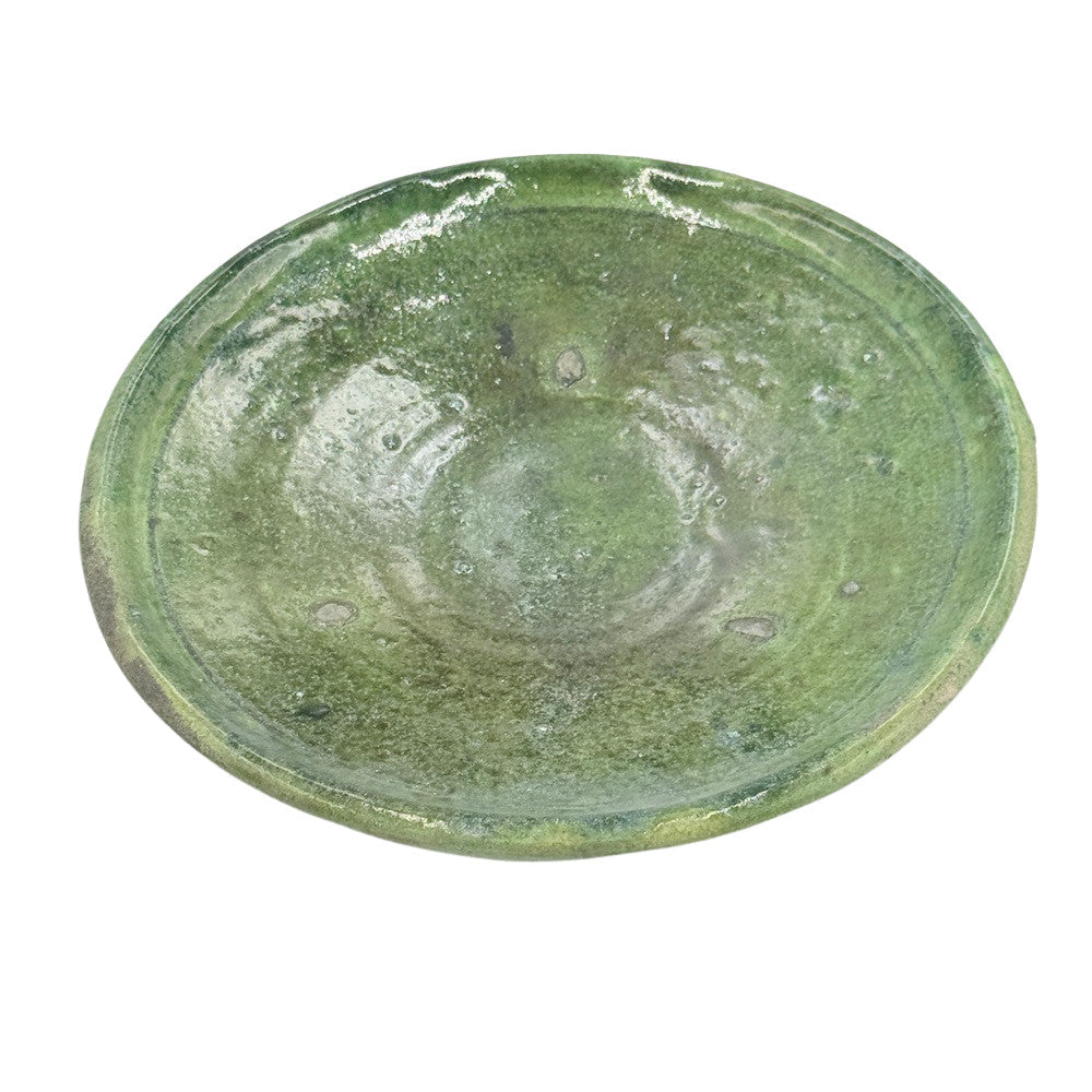 Moroccan Ceramic Tamegroute Plate - Berbere Imports
