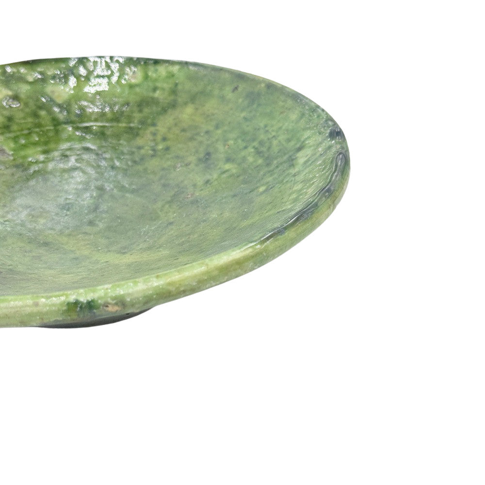 Moroccan Ceramic Tamegroute Plate - Berbere Imports